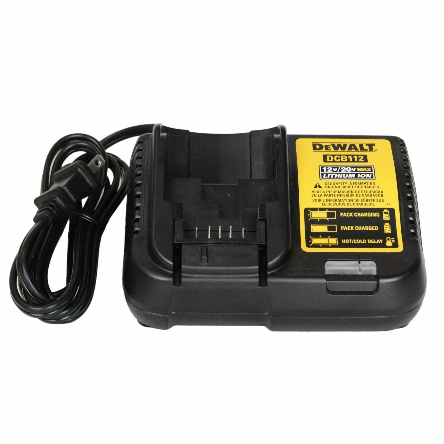 Barcelona Rationel Personlig Dewalt 12-Volt to 20-Volt Lithium-Ion Battery Charger – JATComm Tools and  Accessories